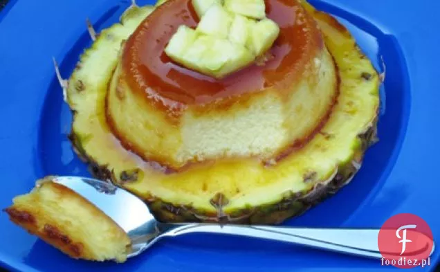 Flan ananasowy (Flan de Piña)