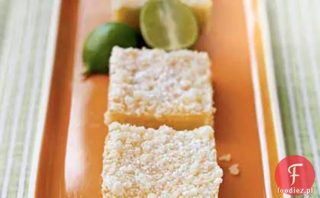Kwadraty Limonkowe Streusel-Topped