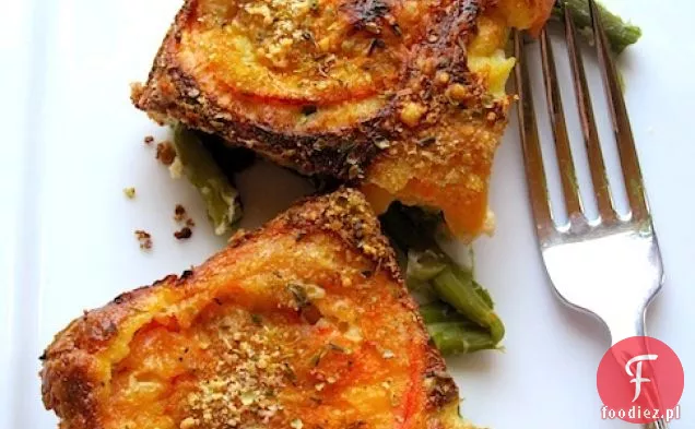 Szparagi i pomidory pieczone Frittata