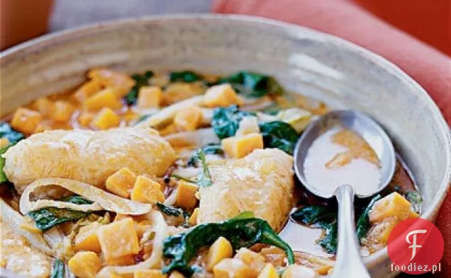 Tajskie curry z suma ze słodkimi ziemniakami