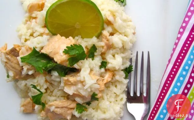 Arroz con Salmón (kremowy ryż z łososiem)
