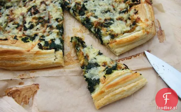 Tarta Szpinakowo-Cebulowa