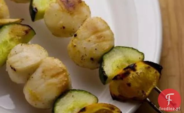 Kabobs Przegrzebek, Pomarańcza I Ogórek