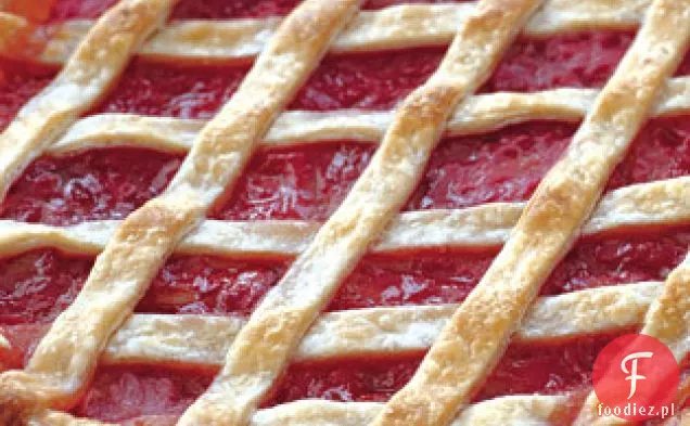 Ciasto rabarbarowe z kardamonem i pomarańczą