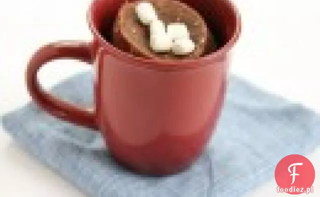 Hot chocolate mug cake