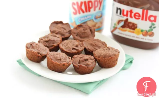 Cztery Składniki Nutella Peanut Butter Cakes