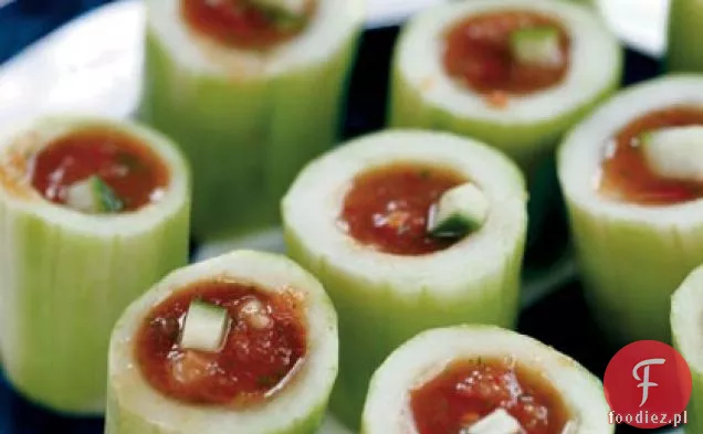Strzały Gazpacho w ogórkowe armaty