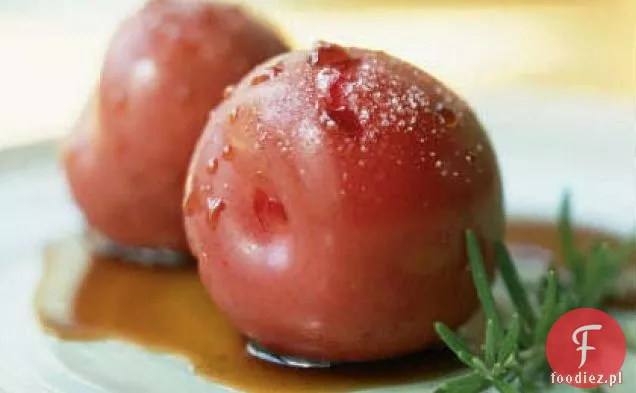 Śliwki Prażone z syropem balsamicznym i rozmarynowym