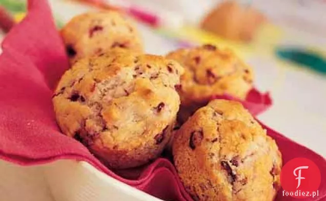 Świeże Muffinki Żurawinowe