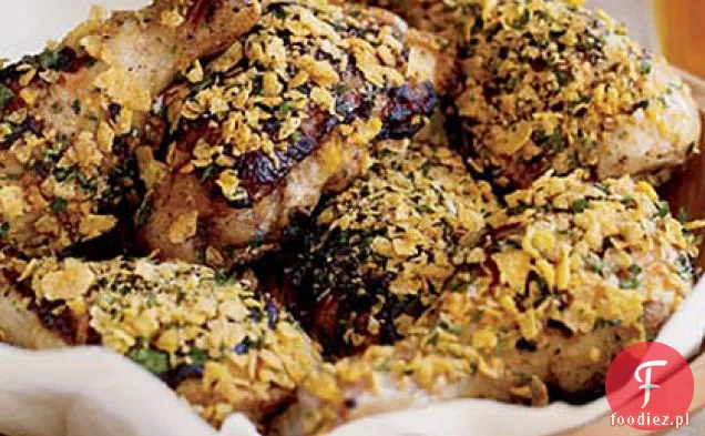 Kurczak maślany z chrupiącymi płatkami kukurydzianymi