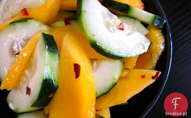 Sałatka Z Ogórkiem Mango