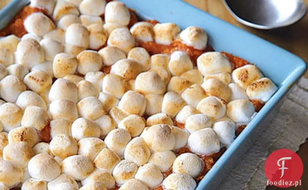 Zapiekanka ze słodkich ziemniaków z polewą Marshmallow