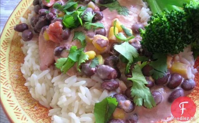 Crock-Pot Kurczak Z Czarną Fasolą I Twarogiem...mniam!