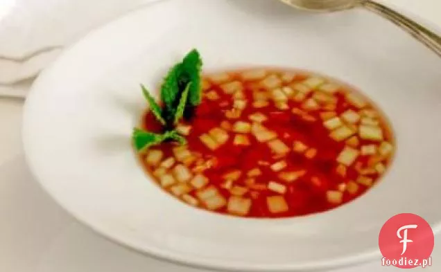 Arbuz Gazpacho Z Ogórkiem I Olejem Chili