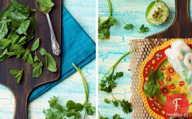 Wietnamskie Roladki Sałatkowe Z Sosem Orzechowym