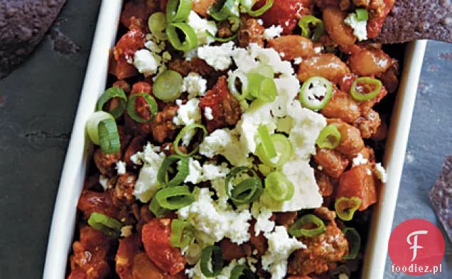 Tex-Mex Dip wołowo-fasolowy