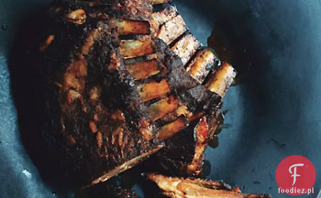 Tex-Mex pieczone żeberka jagnięce z kaszą serową