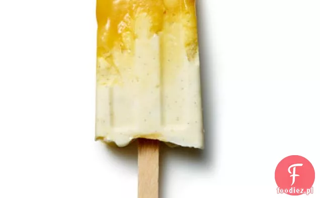 Pomarańczowy i waniliowy jogurt Pops