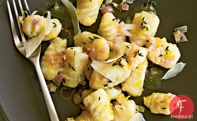 Gnocchi ziemniaczane z sosem cytrynowo-tymiankowym