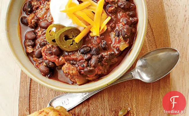 Wegetariańska Czarna Fasola Chili