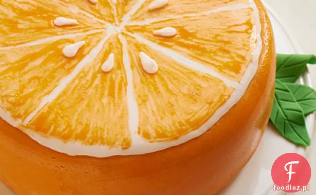 Ciasto Z Plasterkiem Pomarańczy