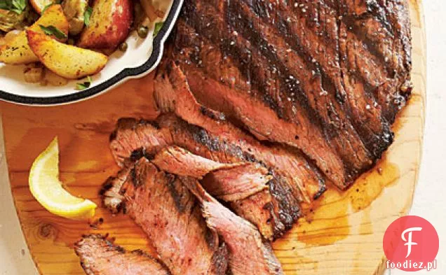 Stek zapiekany z ziemniaczano-Karczochowym Haszem