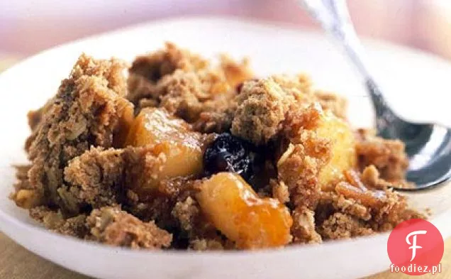 Gruszka, jabłko i wiśnia Crumble