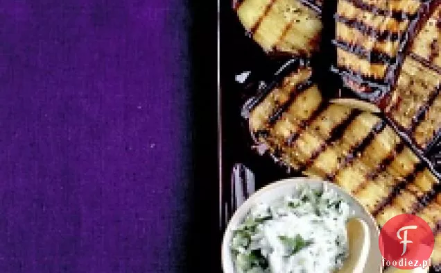Grillowany Bakłażan Z Sosem Jogurtowym