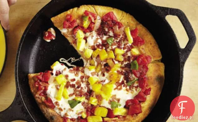 Pizza 6: Pizza Hawajska smażona na patelni