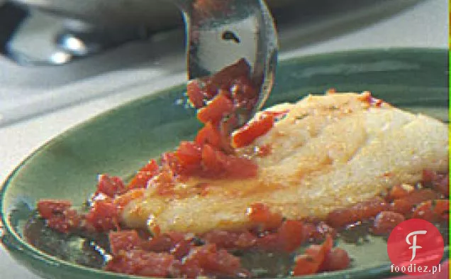 Dorsz W Bulionie Z Pomidorów Estragonowych
