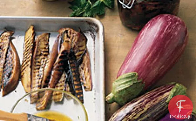 Grillowany Bakłażan W Sosie Z Granatów