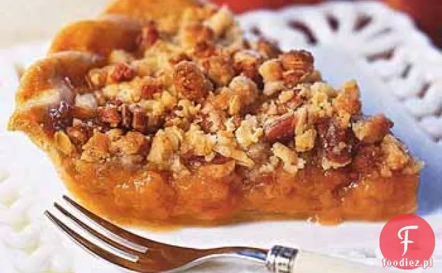 Ciasto z brzoskwiniami i śmietaną Streusel