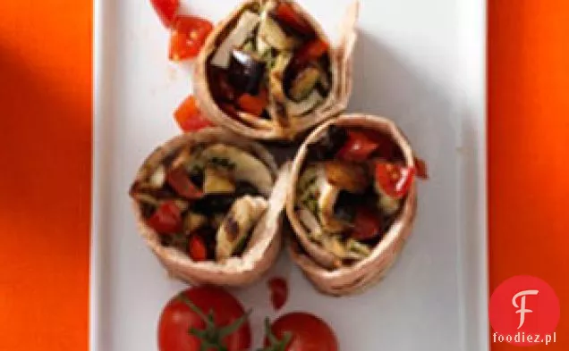 Pesto Kurczak I Bakłażan Wrap