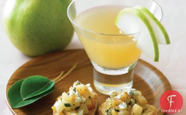 Karmelizowana Gruszka i szałwia Crostini