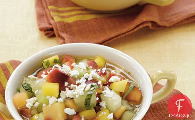 Chunky Tomato-Fruit Gazpacho