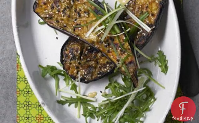 Grillowane Bakłażany Miso