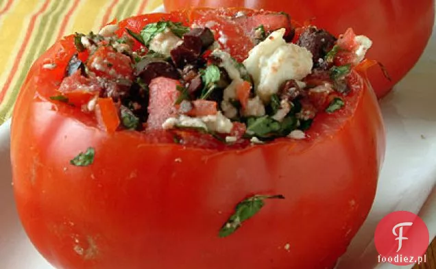 Pomidory nadziewane serem i oliwkami