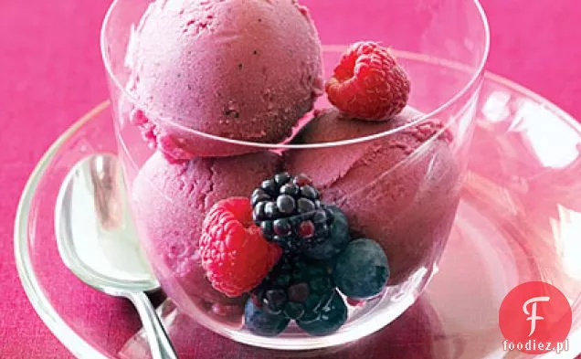 Trzy Jagodowe Maślanki Sorbet