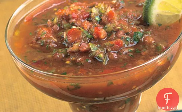 Schłodzona Meksykańska Zupa Salsa