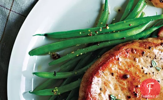 Haricots Verts i musztarda Vinaigrette