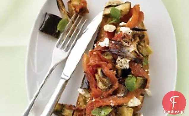 Bakłażan I Mięta Bruschetta