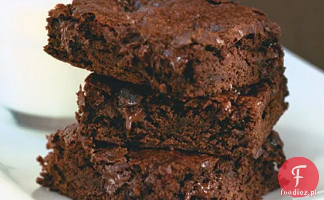 Mocha-Ciemna Czekolada Chunk Brownies