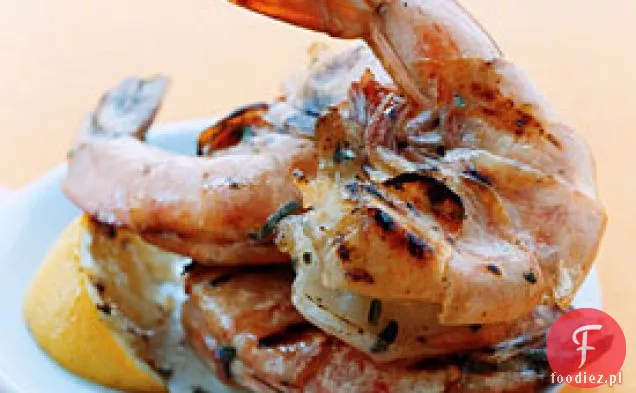 Grillowane krewetki Jumbo z cytryną i Oregano