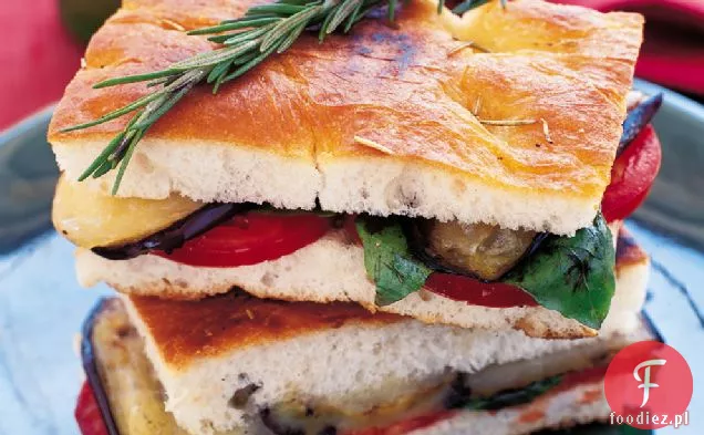 Bakłażan, Fontina i pomidor Panini