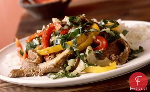 Sezam wołowina Stir-fry