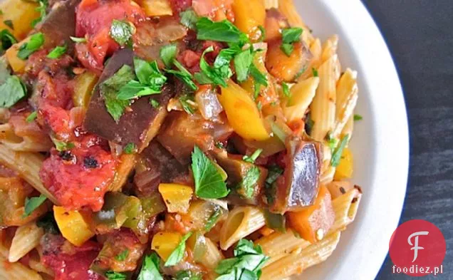 Bakłażan Caponata Pasta
