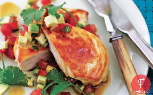 Pierś z kurczaka z salsą