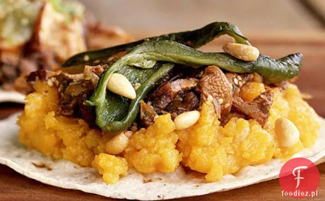 Squash-and-Mushroom Tostadas