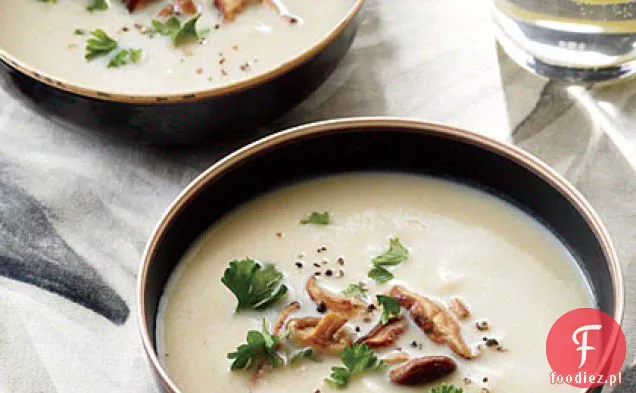 Zupa kalafiorowa z Shiitakes