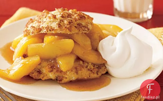Świeże Jabłka Foster Shortcake